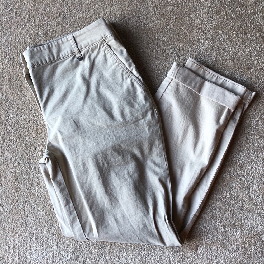 Fleur Bleue slim fit khaki chinos